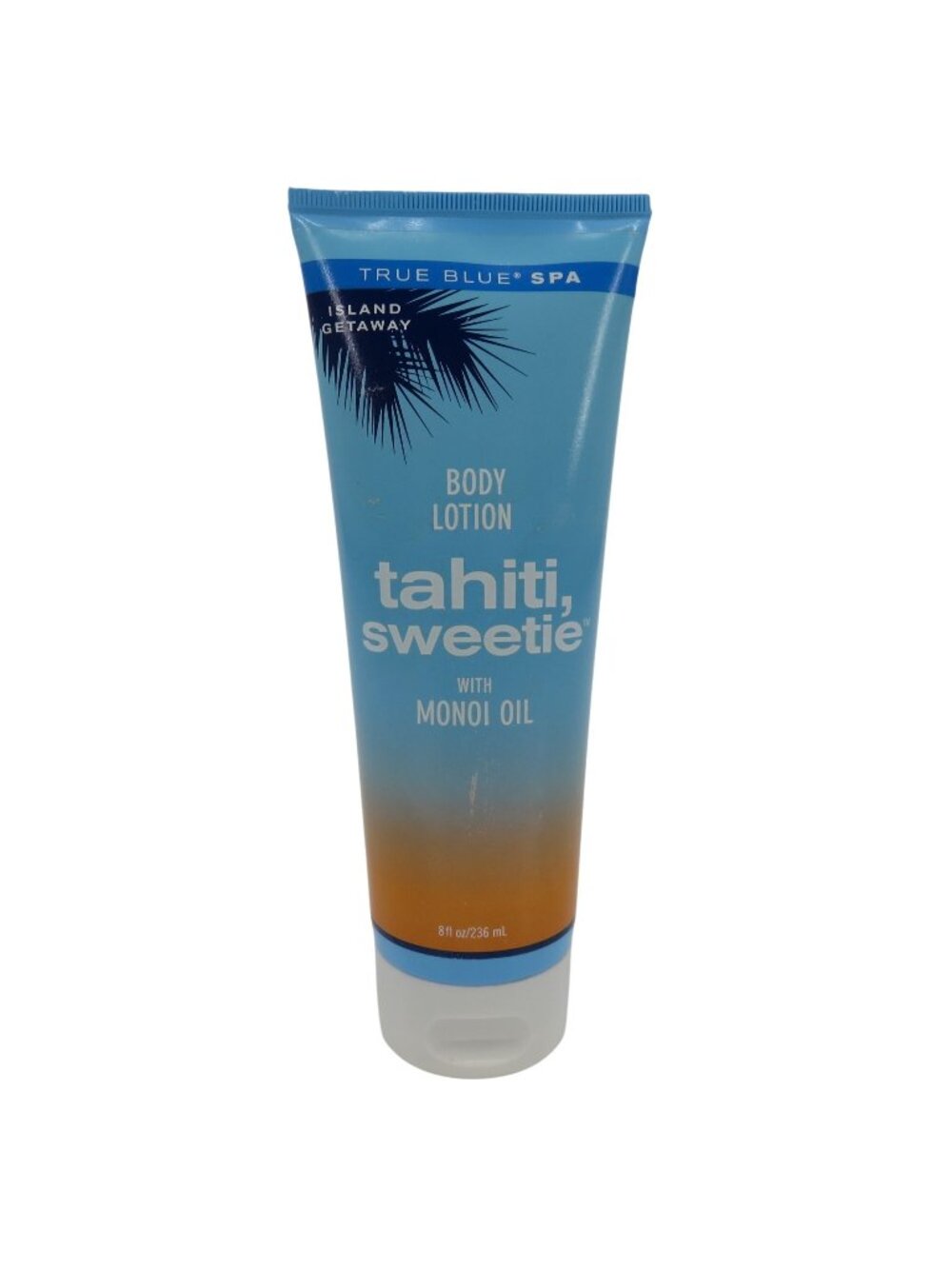 True Blue Spa Tahiti Sweetie Monoi Oil Body Lotion 8oz USED See Current Weight